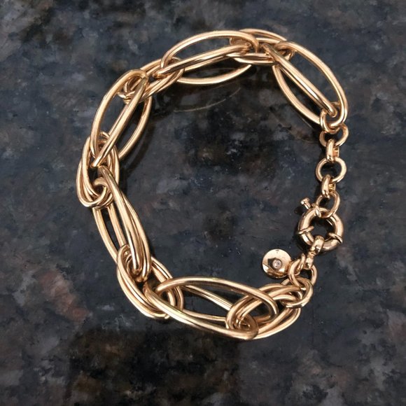 J. Crew Jewelry - Gold Link Chain Bracelet - Women Jewelry